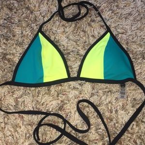 PINK triangle bikini